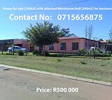 House for sale in Tweefontein Kwamhlanga (Plus 200(m2) warehouse for business.