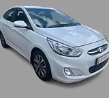 2018 Hyundai Accent 1.6 Fluid AT, White with 119900km available now!