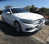 2015 Mercedes-Benz C 180 CGI Estate BlueEFFICIENCY Avantgarde T/Shift, White with 119000km available
