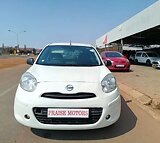 2015 Nissan Micra 1.2 Visia, White with 97000km available now!