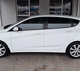 White Hyundai Accent Hatch 1.6 Fluid AT with 131000km available now!