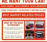WE WANT YOUR CAR!